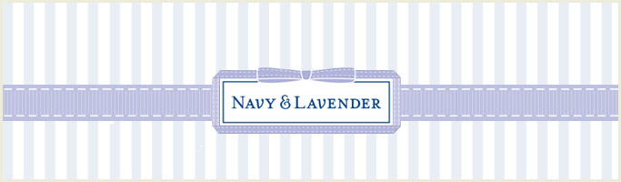 Navy & Lavender Welcome Gifts