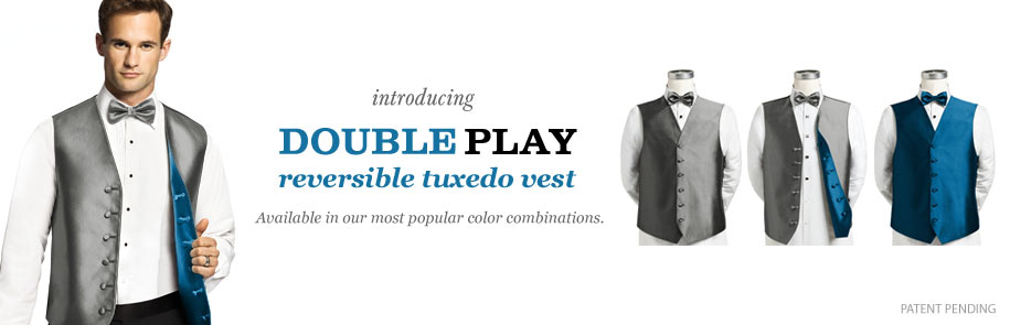 Double Play Reversible Tuxedo Vest