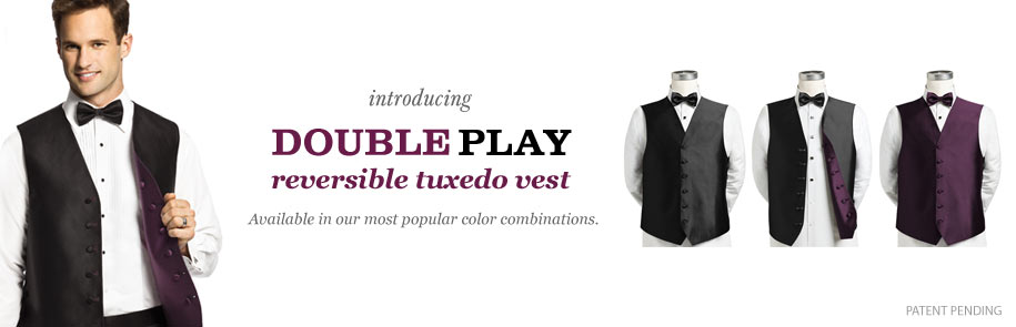 Double Play Reversible Tuxedo Vest