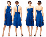 Dessy Twist Wrap Dress