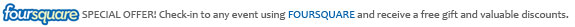 Foursquare Check-in Special Offer Dessy