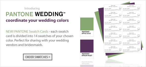 Coordinate your colors with your wedding party and vendors