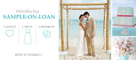 Sample-on-Loan Sandals Wedding Dresses
