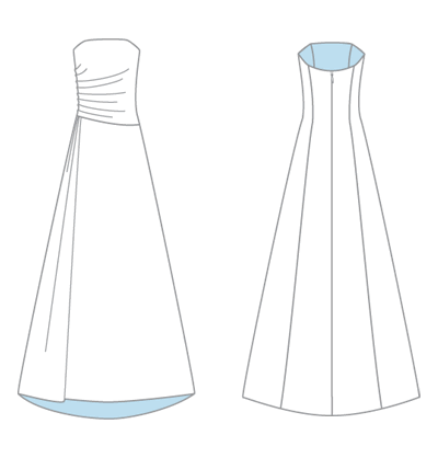 Sketch for style 2038
