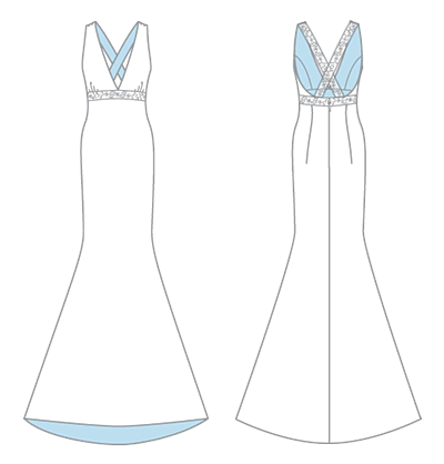 Sketch for style 2044