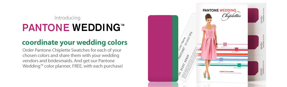 Pantone Weddings - Coordinate your wedding colors