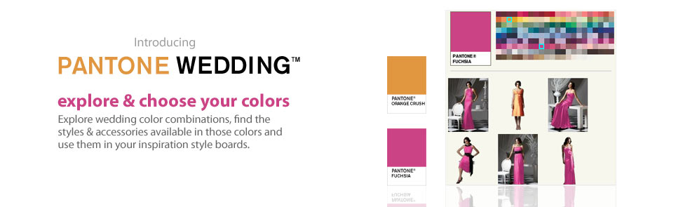 Pantone Weddings - Explore & choose your colors