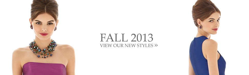 Alfred Sung Bridesmaid Dresses - Fall 2013 Styles
