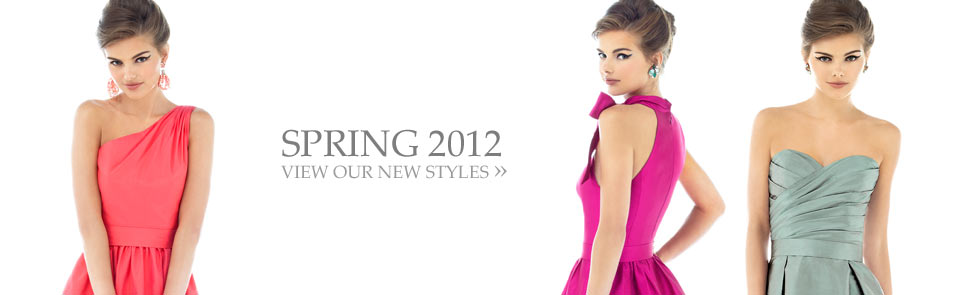Alfred Sung Bridesmaid Dresses - Spring 2012 Styles