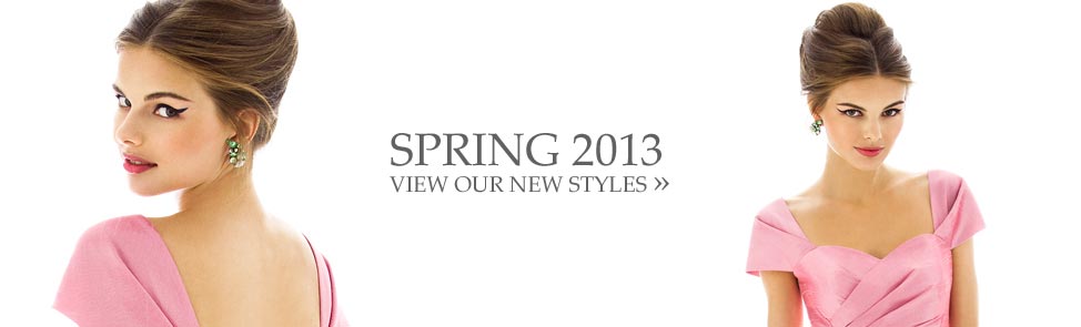 Alfred Sung Bridesmaid Dresses - Spring 2013 Styles