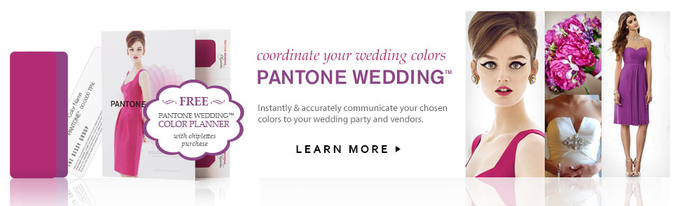 Pantone Weddings - Coordinate your wedding colors