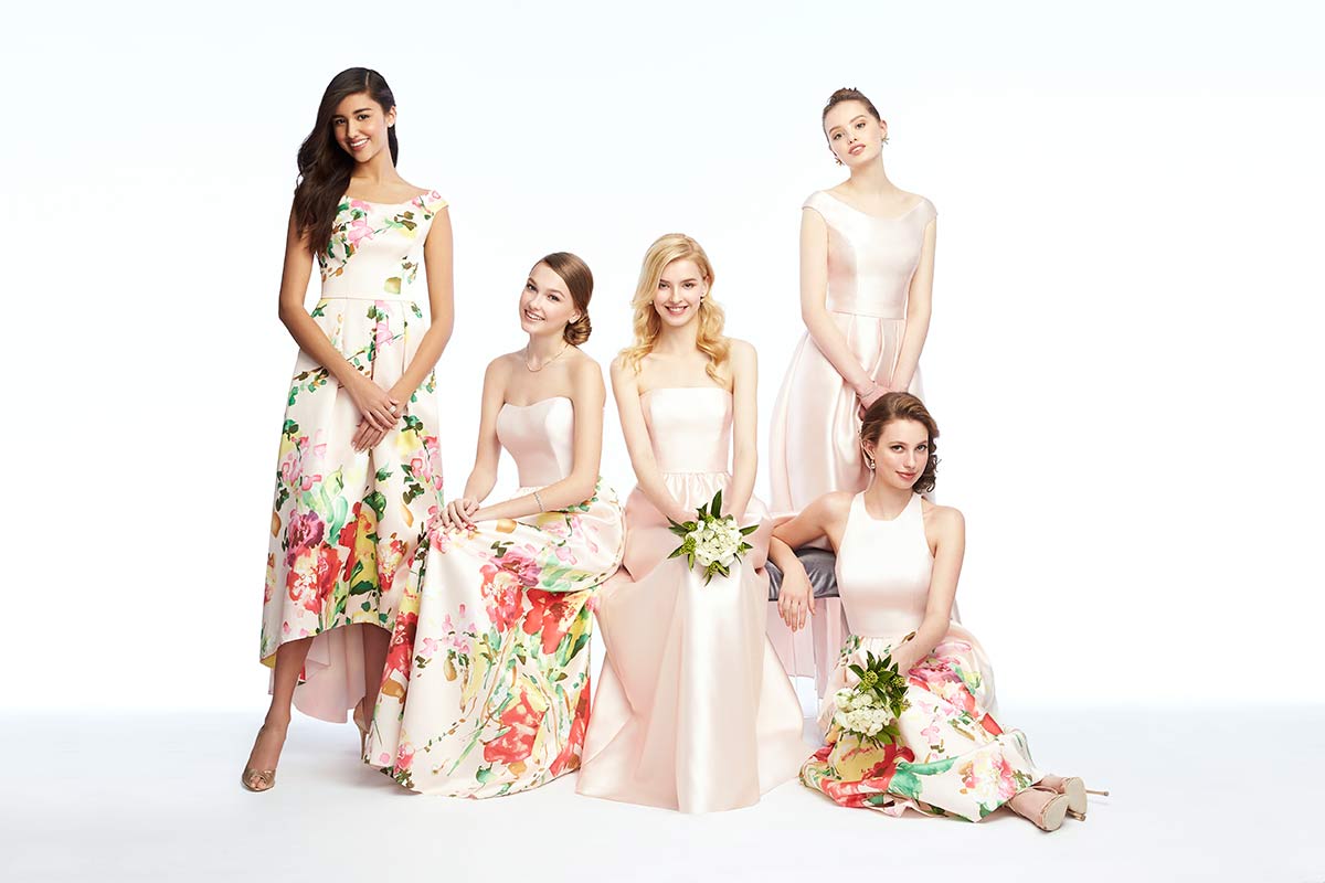 Mix & Match Bridesmaid Dresses in Florals